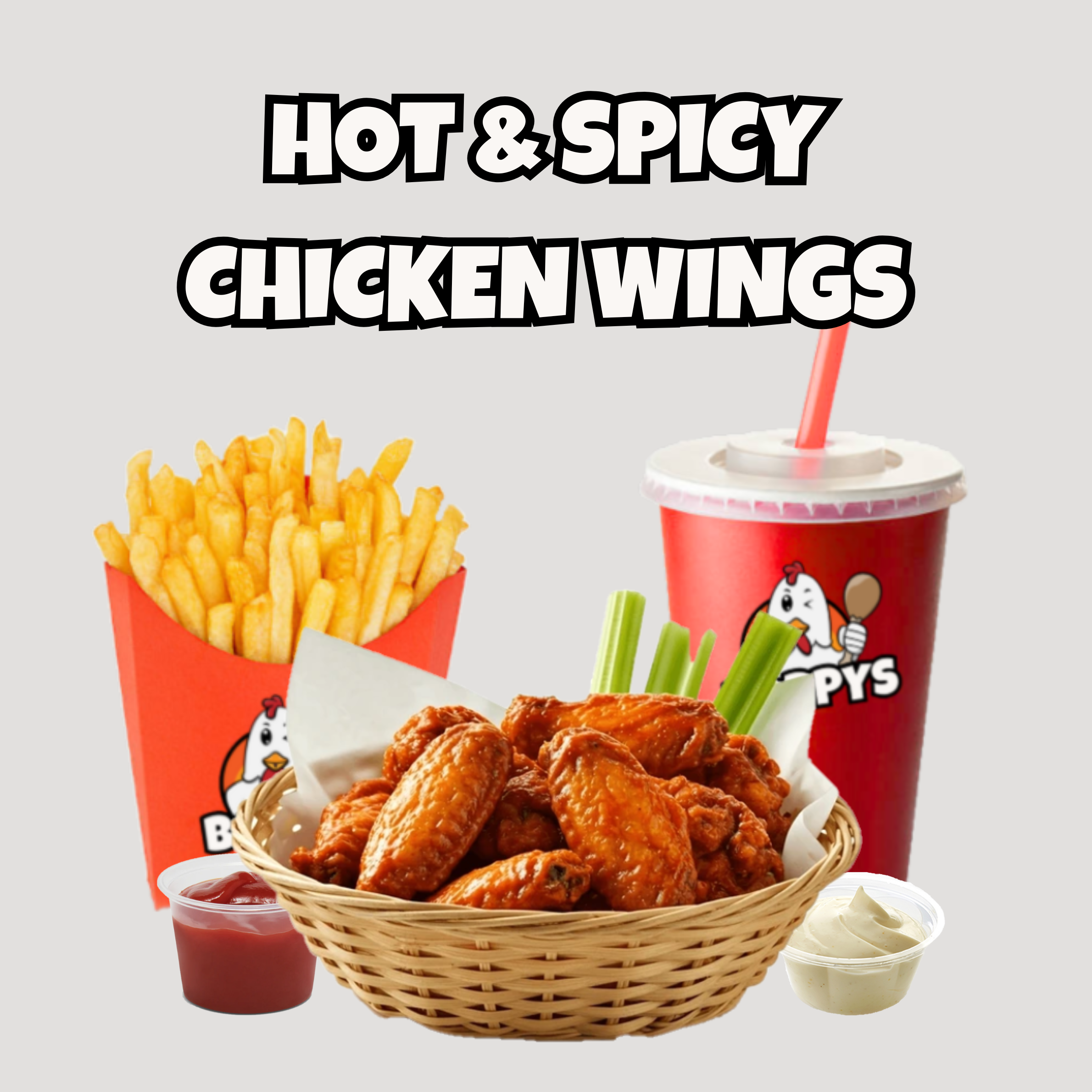 Hot & Spicy Chicken Wings