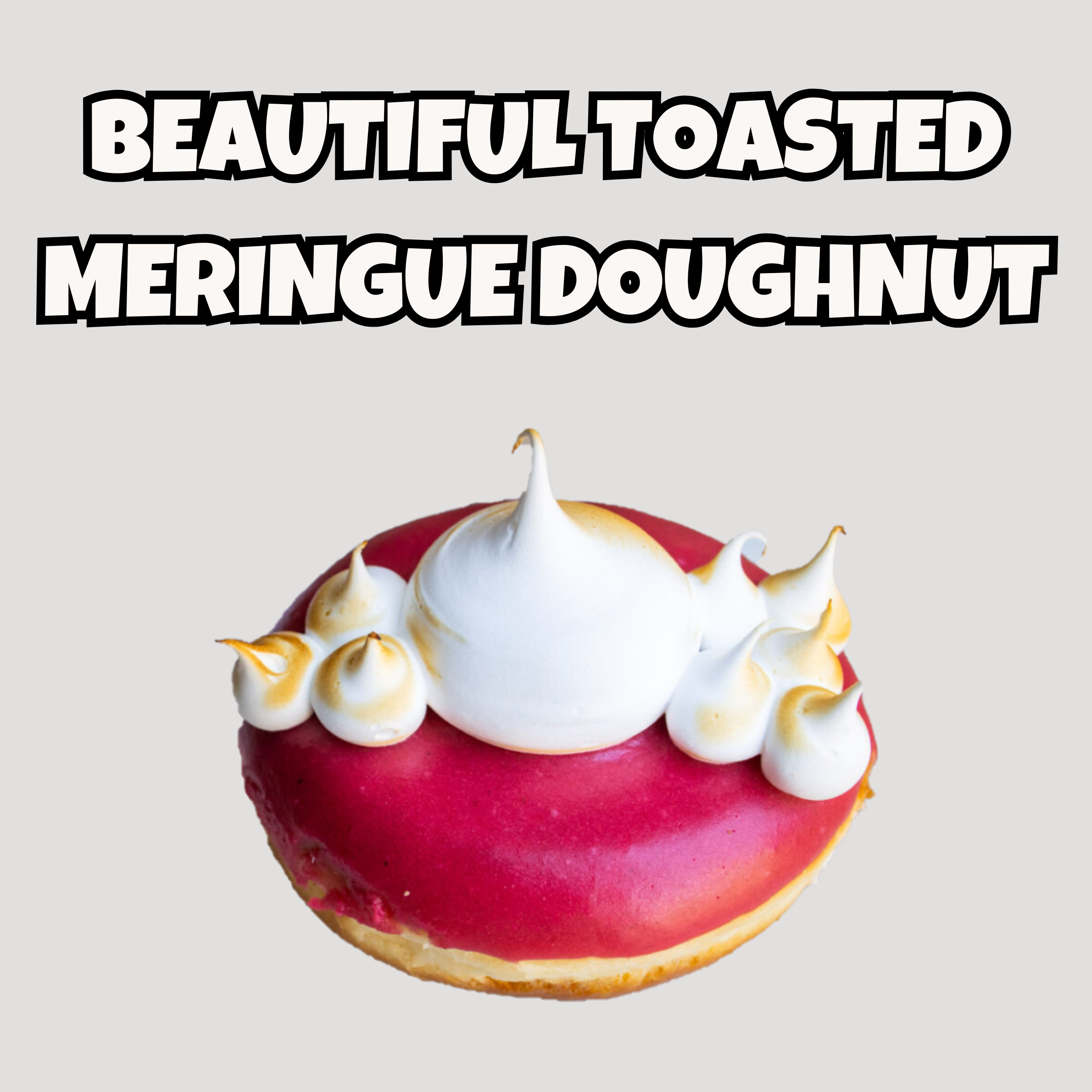 Toasted Meringue Doughnut 