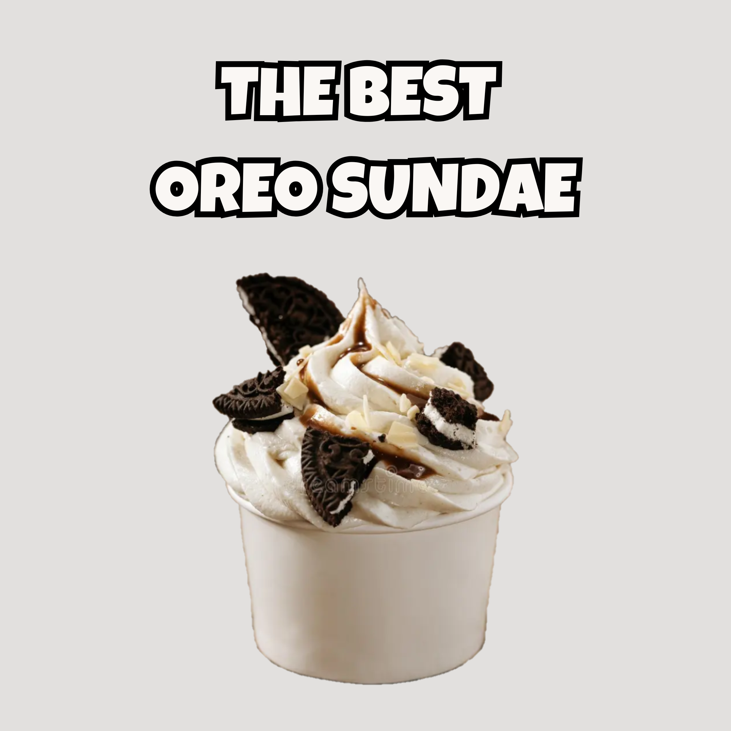 Oreo Sundae