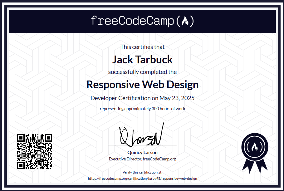 Web Design Certificate